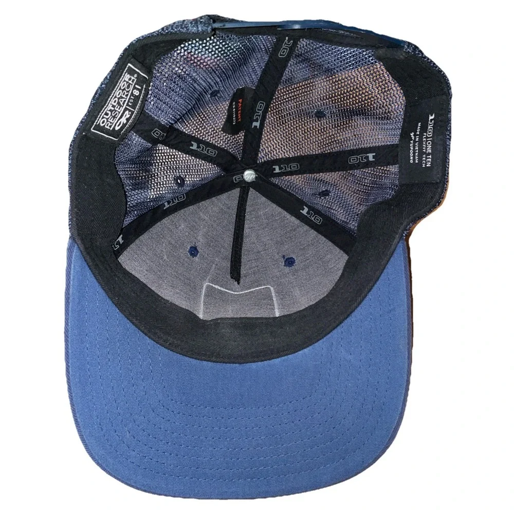 Outdoor Research Trucker Hat Bigfoot Patch‎ Navy Mesh Snapback